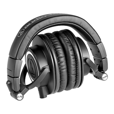 Audio-Technica M-Series Over-Ear Professional Monitor Headphones, Black (ATH-M50X)