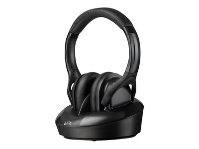 iLive Wireless On-Ear Headphones, Black (IAHRF79B)