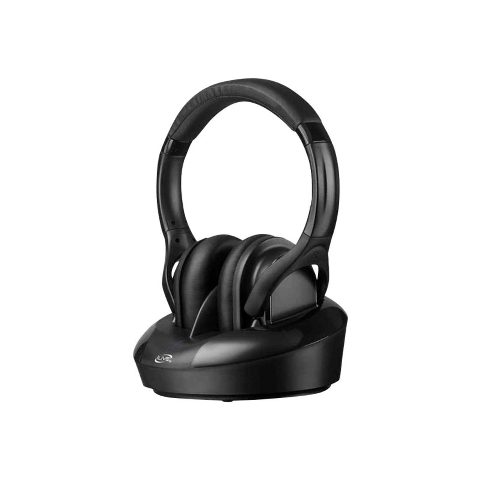 iLive Wireless On-Ear Headphones, Black (IAHRF79B)