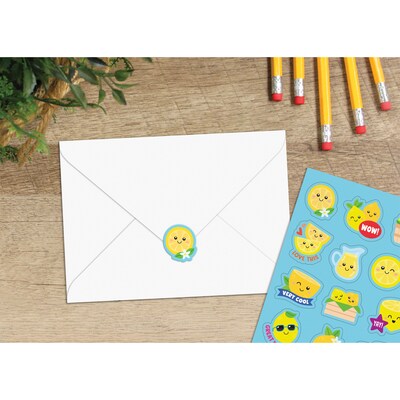 Teacher Created Resources Lemon Smelly Stickers, Multicolored, 120/Pack, 6/Packs/Bundle (TCR9443-6)
