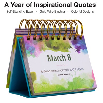 2026 Global Printed Products Watercolors 6 x 6 Day-to-Day Calendar (GPP-0044)