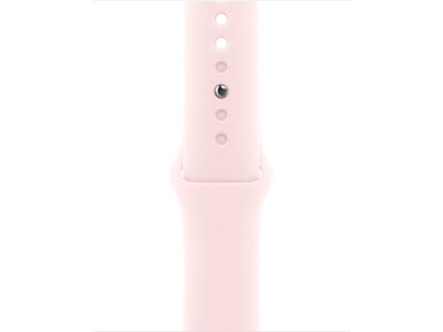 Apple Watch Series 9 (GPS) Smartwatch, 41mm, Pink Aluminum Case with Light Pink Sport Band, Small/Medium (MR933LW/A)
