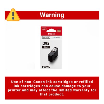 Canon PG-295 Black Standard Yield Ink Cartridge (HS621)