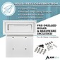 AdirOffice White Through-The-Door Safe Locking Drop Box (631-06-WHI)