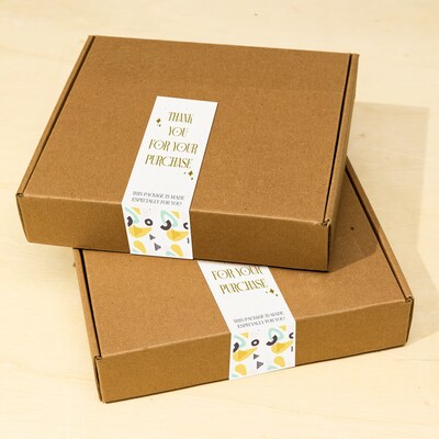 Avery Hemp Rectangle Laser/Inkjet Multipurpose Labels, 11" x 4-1/4", Off-White (160/Box)