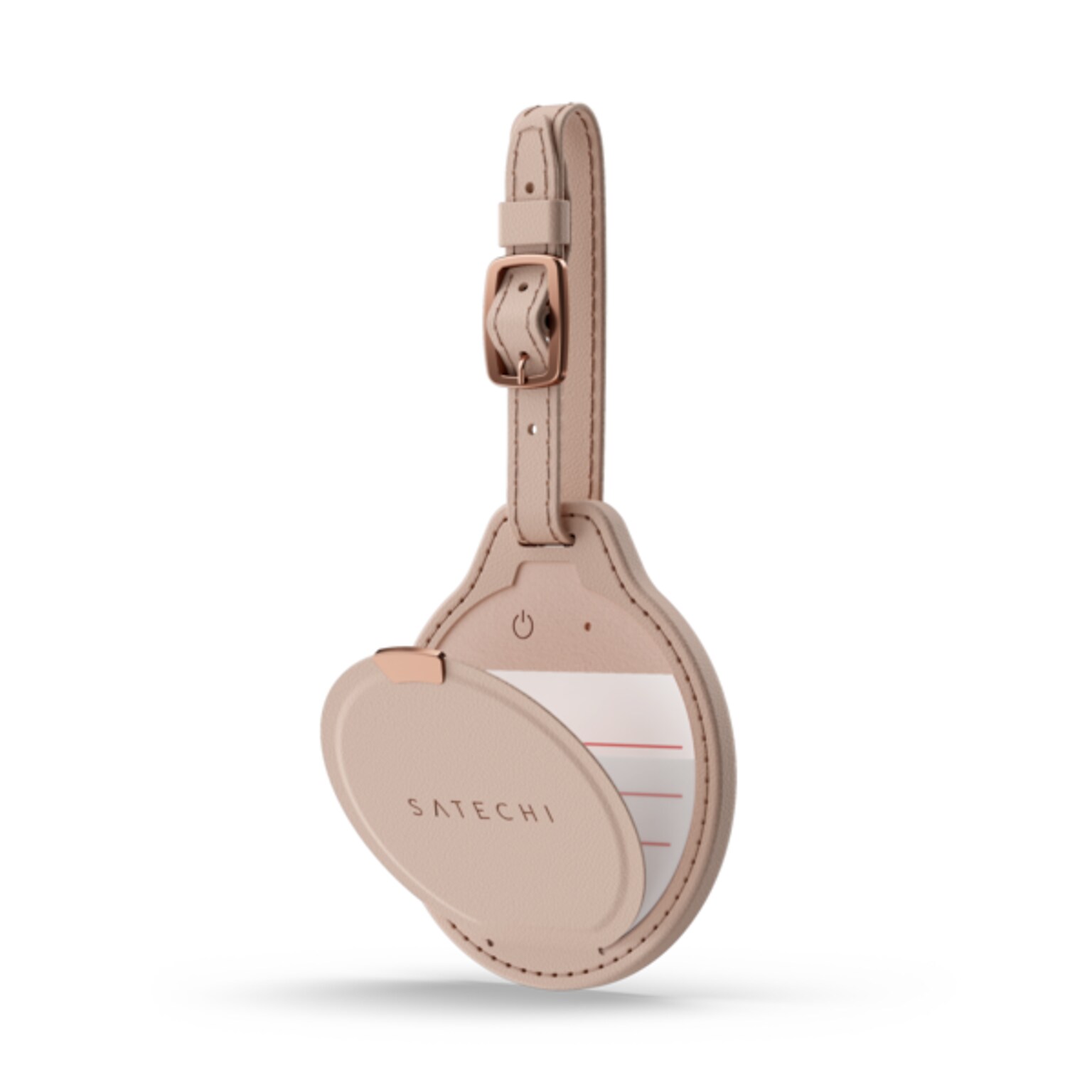 Satechi  Vegan-Leather FindAll Luggage Tag, Desert Rose (ST-LFALTR)