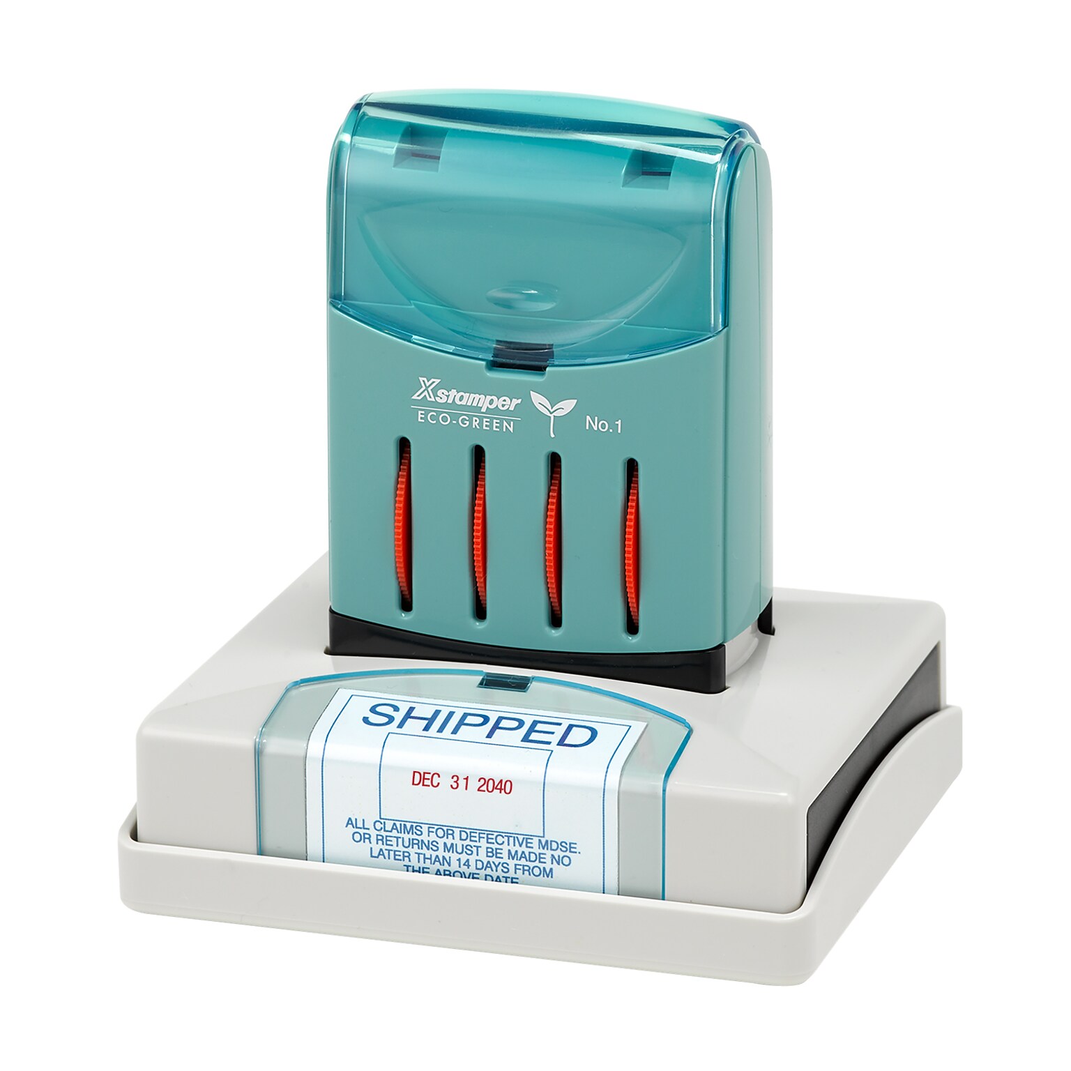 Custom Xstamper® N80 Pre-inked VersaDater, 1.19 x 2.56