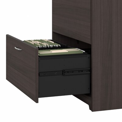 Bush Furniture Cabot Lateral File Cabinet, Heather Gray (WC31780)