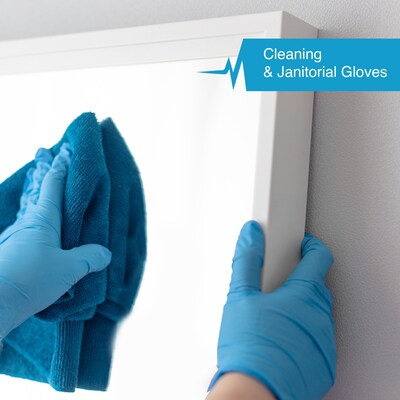 Fifth Pulse Powder Free Nitrile Exam Gloves, Latex Free, XL, Blue, 100 Gloves/Box (FMN100008)