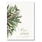 Custom Peaceful Greens Cards, with Envelopes, 5 5/8  x 7 7/8 Holiday Card, 25 Cards per Set
