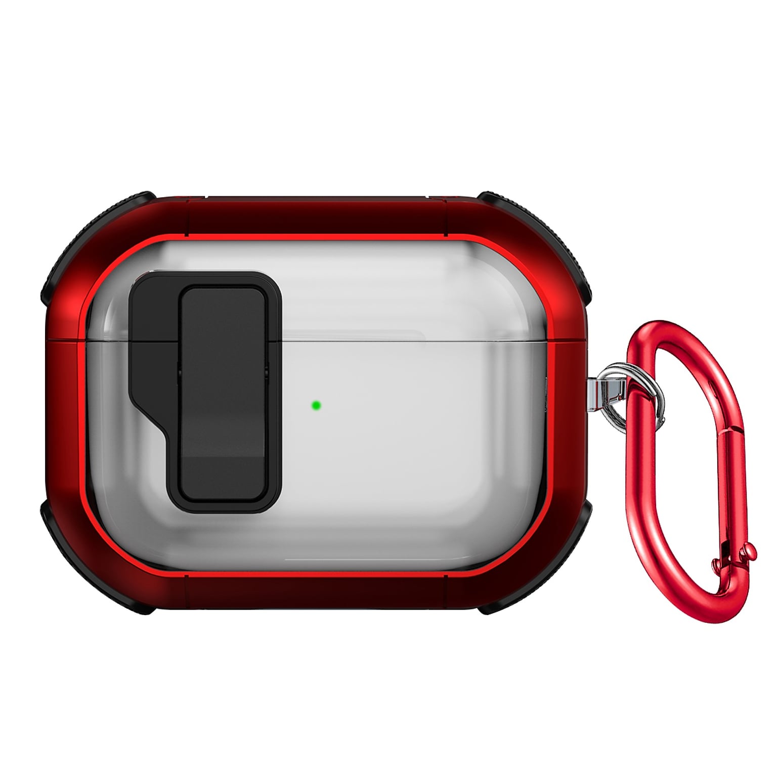 SaharaCase Venture-X Series Secure Lock Case with Premium Clip for Airpods Pro 3, Anti-Shock Corners, Viper Red (HP00232)