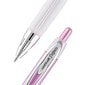 uniball 207 Pink Ribbon Retractable Gel Pens, Medium Point, 0.7mm, Black Ink, Dozen (1745267)