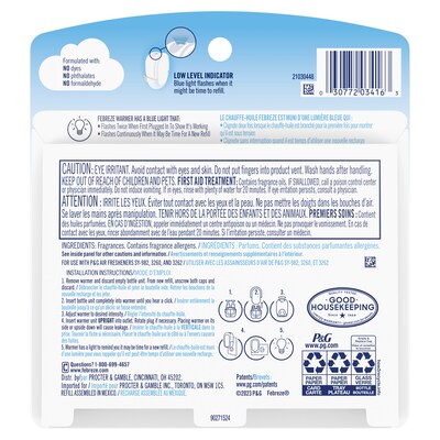 Febreze Plug Air Freshener Scented Oil Refill, Cranberry Crumble Scent, 0.87 oz, 2/Pack (03416)