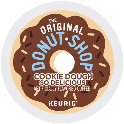 The Original Donut Shop Cookie Dough So Delicious Coffee Keurig® K-Cup® Pods, Light Roast, 24/Box (5000666665)