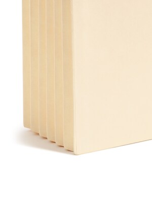 Smead Recycled Reinforced File Pocket, 5" Expansion, Legal Size, Manila, 10/Box (76174)