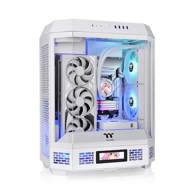 Thermaltake Tower 600 ATX Mid Tower Computer Case, Snow (CA-1Z1-00M6WN-00)