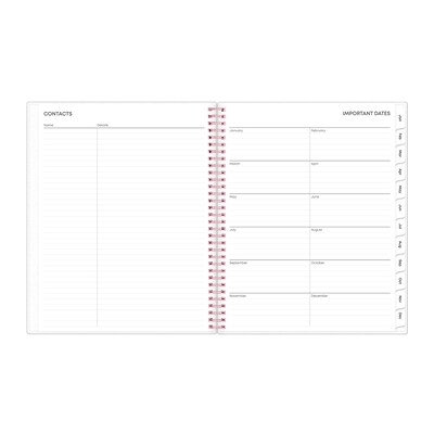 2027 Blue Sky Joselyn 8.5" x 11" Calendar Year Weekly & Monthly Planner, Plastic Cover (110394-27)