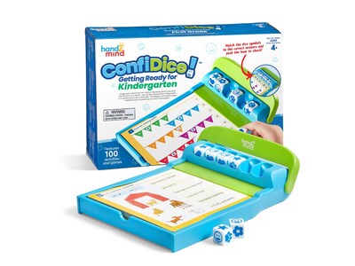 hand2mind ConfiDice! Getting Ready for Kindergarten Skill Practice Game (94500)