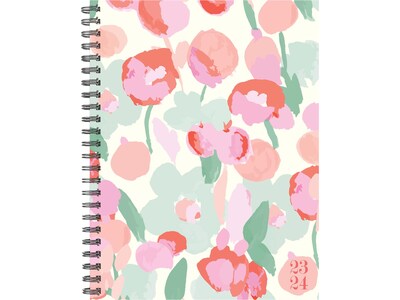 2023-2024 Willow Creek Painted Blossoms 6.5 Academic Weekly & Monthly Planner, Multicolor (37089)