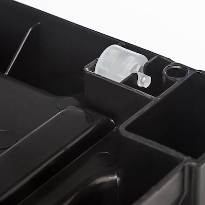 Iris 3-Drawer Organizer, Plastic, Black (115026/115027)
