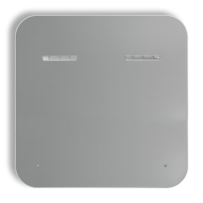 U Brands Magnetic Glass Dry-Erase Board, 35" x 35" (4848U00-01)