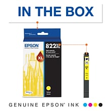 Epson T822XL Yellow High Yield Ink Cartridge (T822XL420-S)