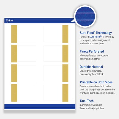 Avery  3" Blank Price & Merchandise Tags, White, 80/Carton (S00-DJW-PRMWT10)