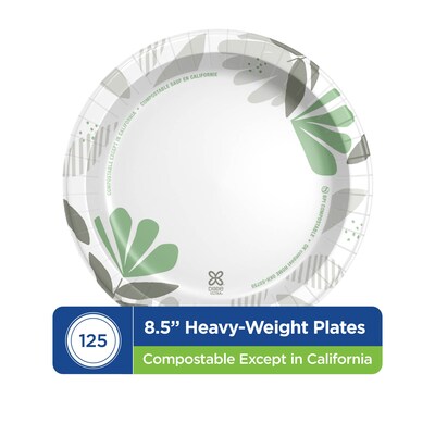 Dixie Ultra Pathways 8.5 Paper Plates, Multicolor, 125/Pack (SXP9PATH)