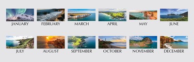 2026 House of Doolittle Full Color 22" x 17" Monthly Desk Pad Calendar (140-26)