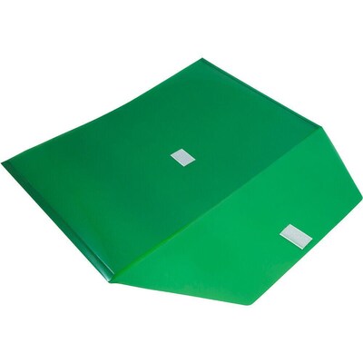 JAM Paper Premium Plastic Document File, Legal, Green, 3/Pack (235827783X3)