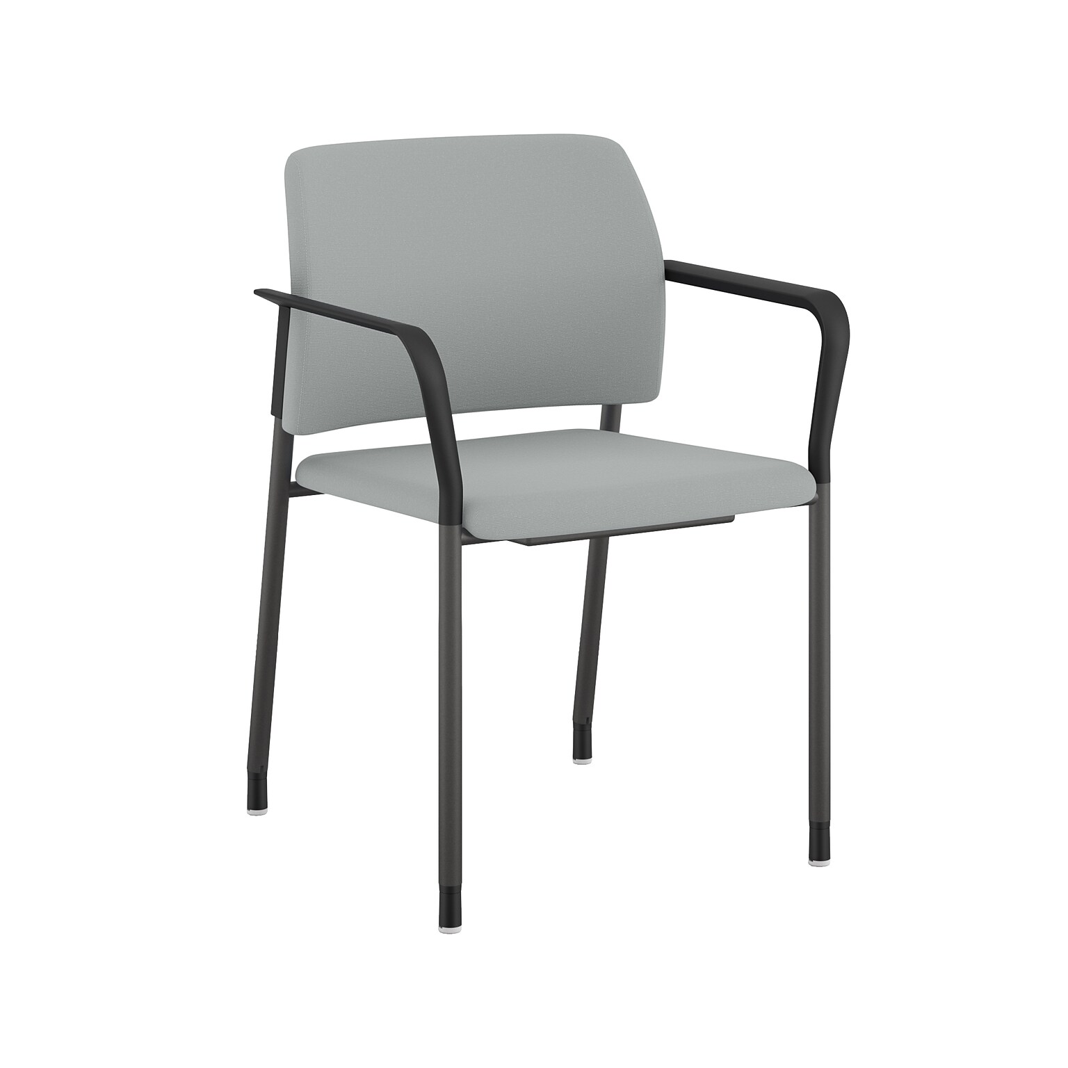 HON Accommodate Vinyl Upholstered Guest Stacking Chair, Flint/Textured Charcoal, 2/Pack (HSGS6.F.E.SX04.P7A)