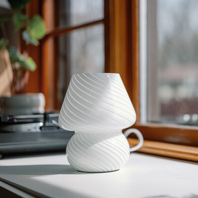 GIFT OF THE WEEK - Glass Mushroom Lamp