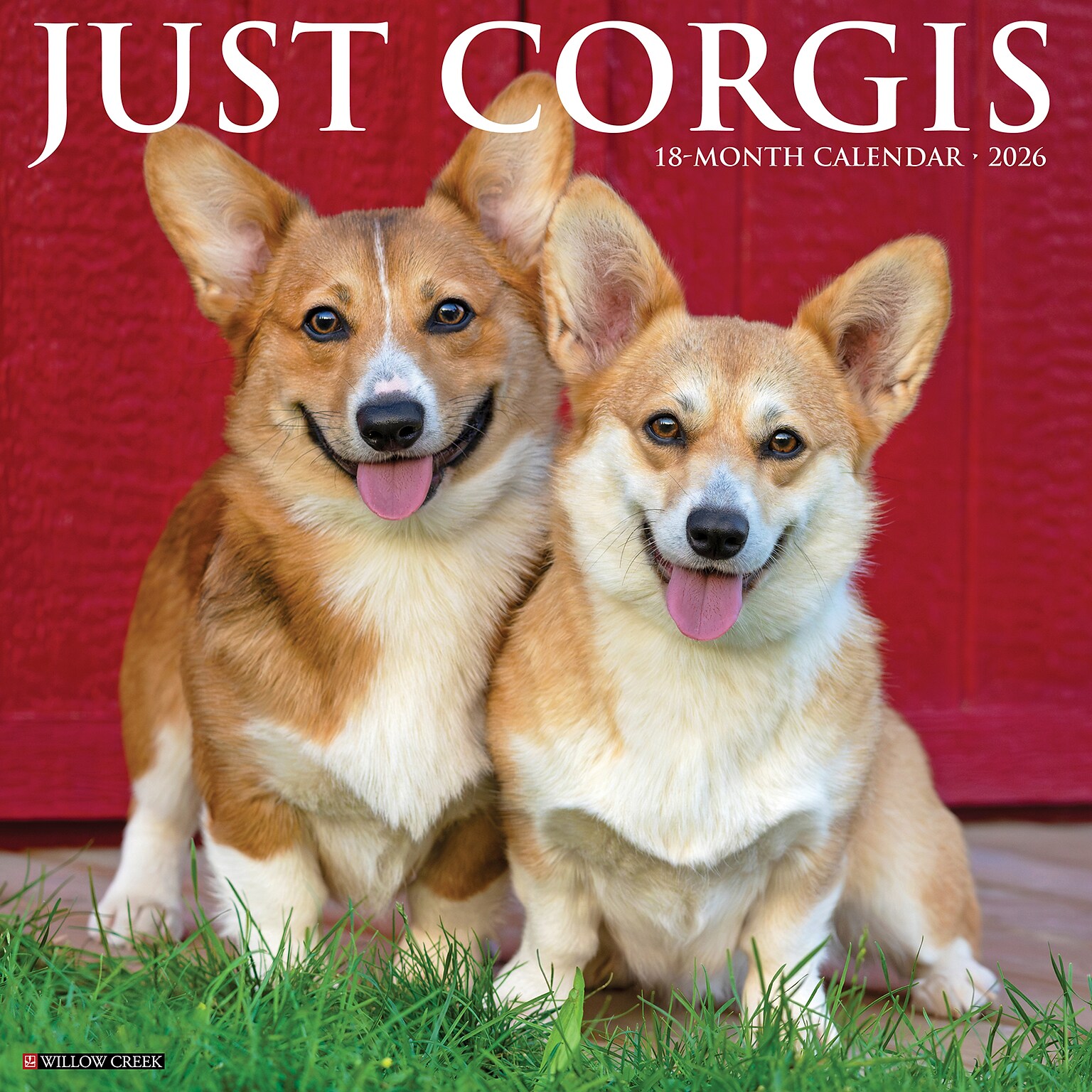 2026 Willow Creek Corgis 12 x 12 Monthly Wall Calendar (50835)