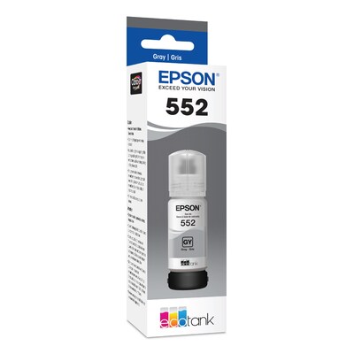 Epson T552 Gray High Yield Ink Cartridge Refill