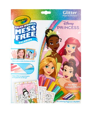 Crayola Princess Color Wonder Glitter Activity Book (75-7185)