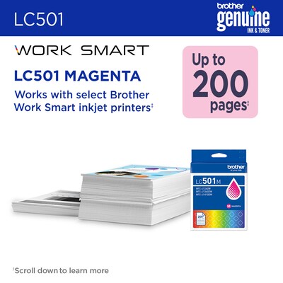 Brother LC501 Magenta Standard Yield Ink Cartridge (LC501MS)