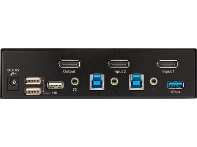 StarTech D86A2-2-PORT-8K-KVM USB DisplayPort 2-Port KVM Switch