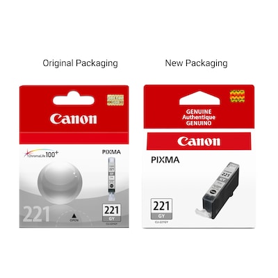 Canon 221 Gray Standard Yield Ink Cartridge (2950B001)