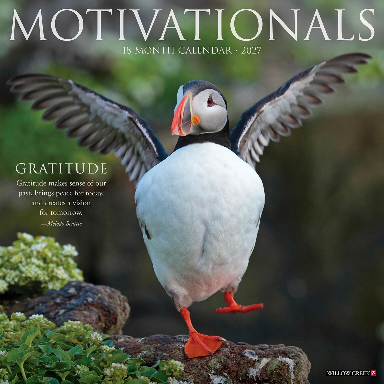 2027 Willow Creek Motivationals 12 x 12 Monthly Wall Calendar, Assorted Colors (61336)