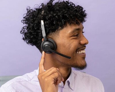 JLAB Go Work Pop On-Ear Wireless Headset - Black