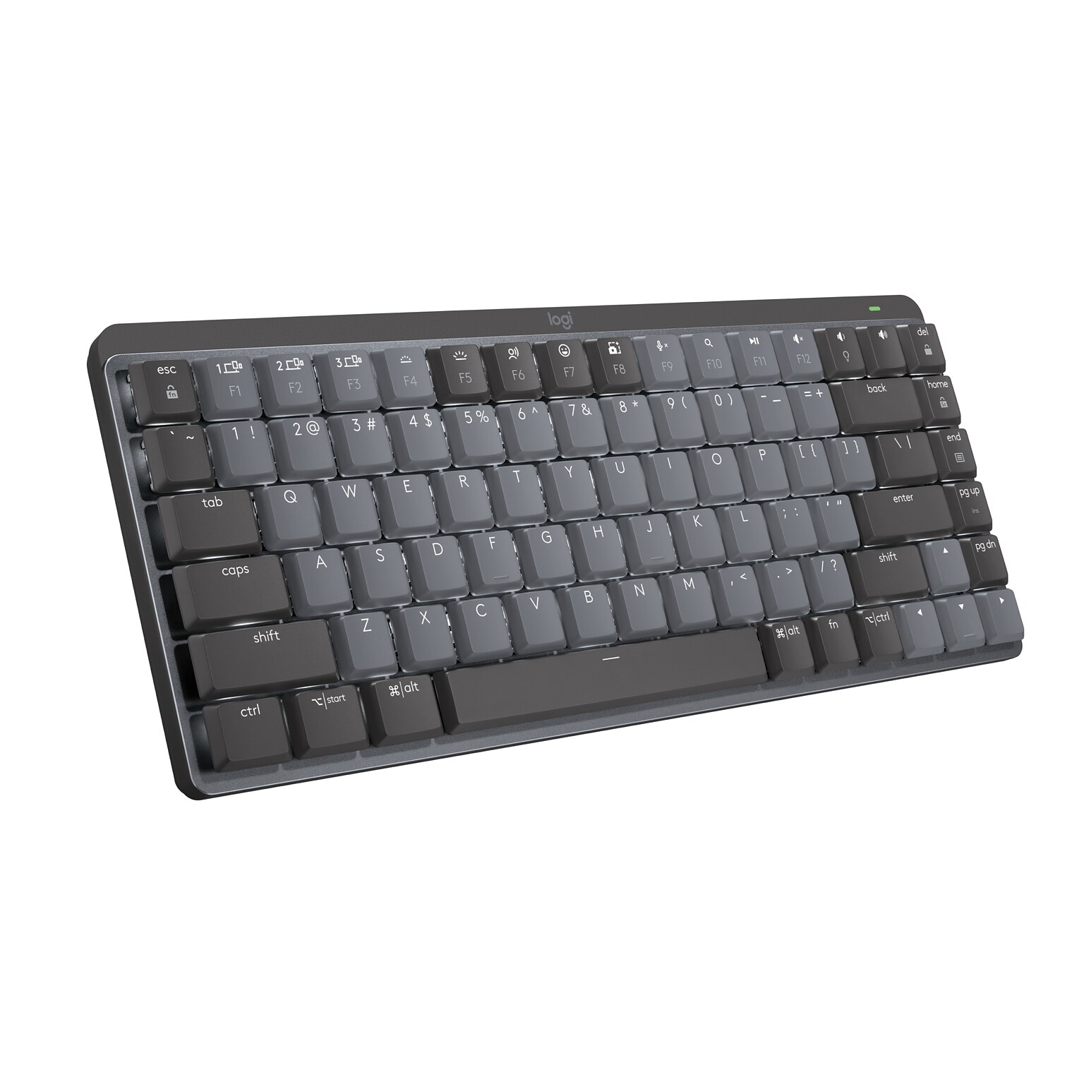 Logitech MX Mechanical Mini, Linear Wireless Ergonomic Keyboard, Black/Gray (920-010551)