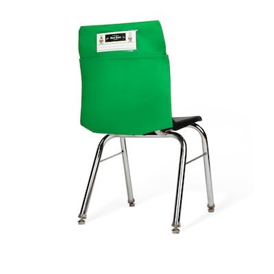 Seat Sack Seat Storage, 16" x 12" x 4", Green, 10/Pack (20112BUNDLE)