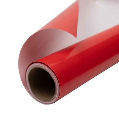JAM Paper Wrapping Paper, 26.3 sq. ft., Red, 2/Pack(165S25263reg)