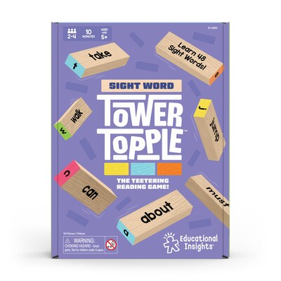 Educational Insights Sight Word Tower Topple Game (2893)