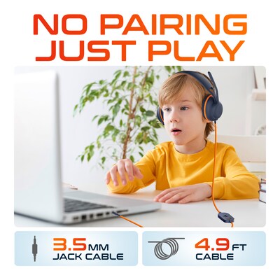 Delton Ascent S35 3.5mm Noise Canceling Stereo Phone & Computer Headset (DWHAS35)