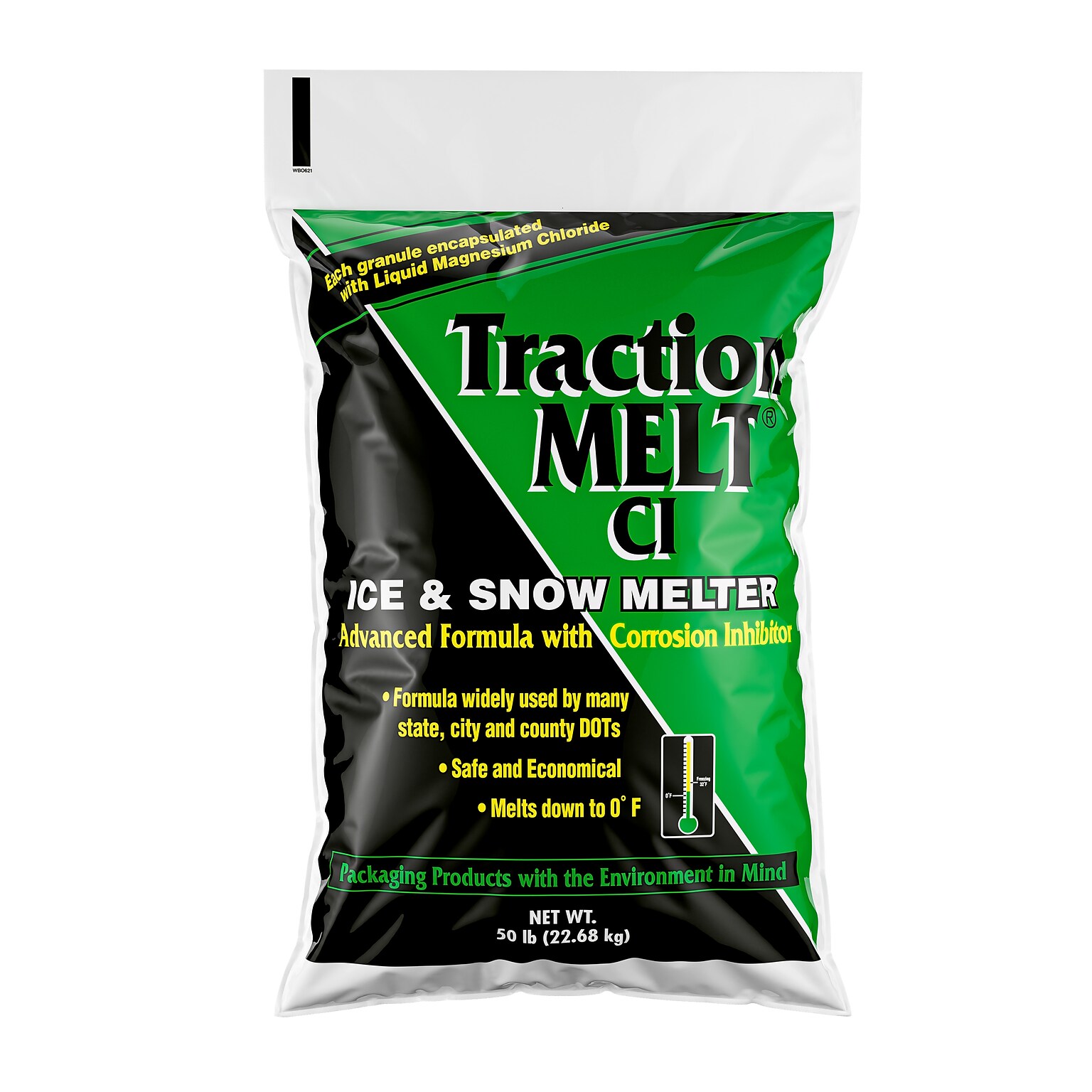 Scotwood Industries Traction Melt Ice Melt Crystals, 50 lbs. Bag (SWO50BTM)