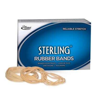 Alliance Sterling Multi-Purpose Assorted Rubber Bands, 500/Pack (24545)