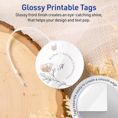 Avery 2 Diameter  Blank Price & Merchandise Tags, White, 120/Carton (95290-GWT10)