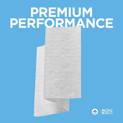 Pacific Blue Ultra Z-Fold Multifold Paper Towels, 1-ply, 260 Sheets/Pack, 10 Packs/Carton (20885)
