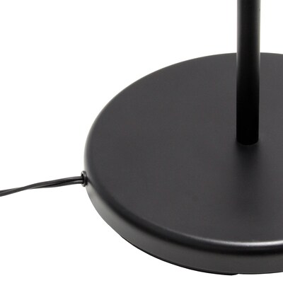 Lalia Home Studio Loft 55.5" Matte Black Floor Lamp with Cylindrical Shade (LHF-5021-BK)